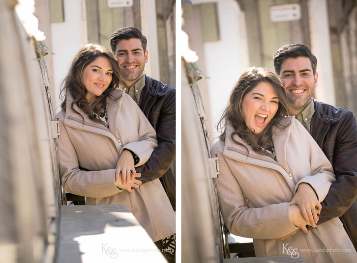 dallas truckyard engagement photograpy